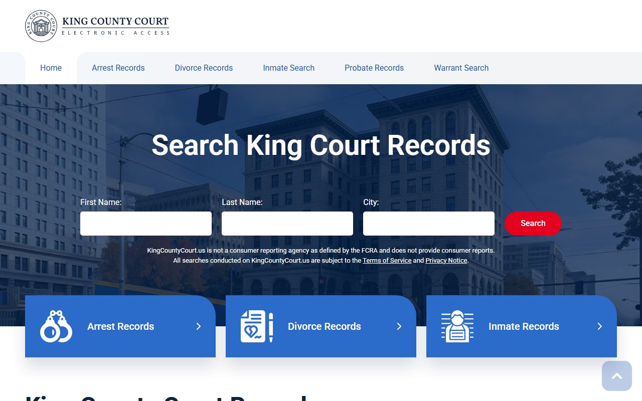 Kirkland Municipal Court at Kirkland Justice Center for Kirkland family court records
